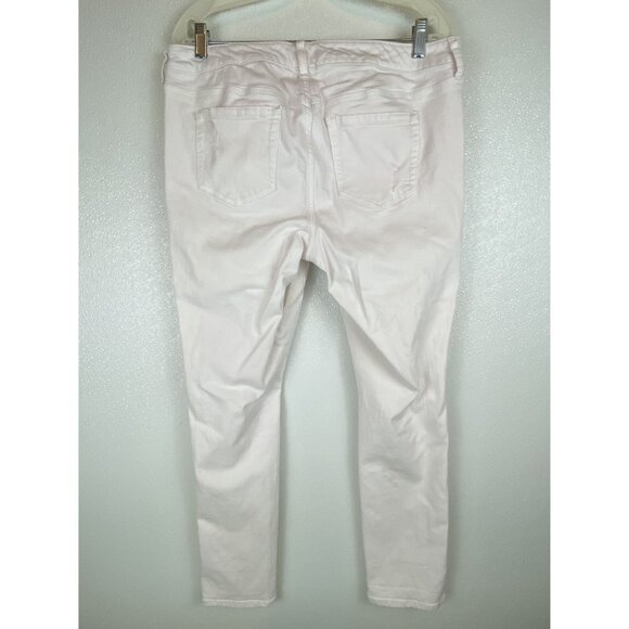 Torrid Women's Distressed White Skinny Jeans 12R - Picture 2 of 12
